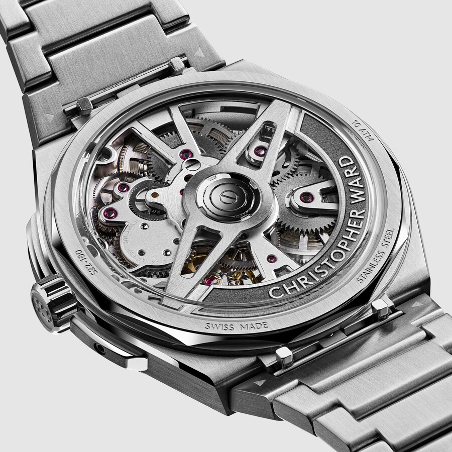 bracciale in acciaio twelve x christopher ward